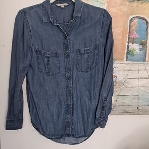Banana Republic Dark Blue Denim Shirt
